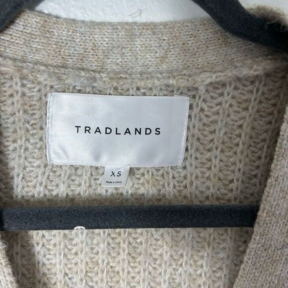 Tradlands Judith cocoon cardigan in oatmeal heather size XS - Picture 6 of 11